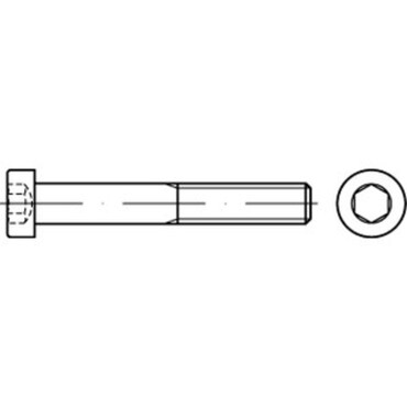 DIN7984 Lage cilinderkopschroef met binnenzeskant Roestvaststaal (RVS) A2